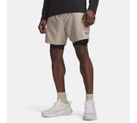 Shorts Under Armour Vanish Woven 2.0 2-in-1 da uomo Timberwolf Taupe / Nero M