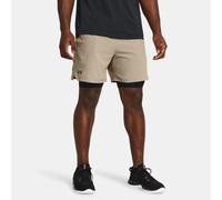 Shorts Under Armour Vanish Woven 2-in-1 da uomo Timberwolf Taupe / Nero / Nero XL