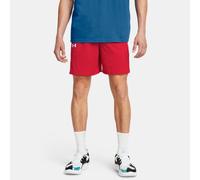 Shorts Under Armour Zone da 18 cm (7") da uomo Rosso / Bianco / Bianco XS
