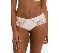 Shorty microfibra e pizzo Amélie Beige 50/52 (IT) - 46/48 (FR) Tinta unita