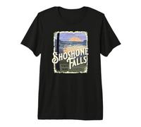 Shoshone Falls State Park Idaho, Souvenir da Viaggio Vintage Maglietta Premium