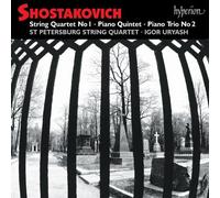 Shostakovich D. - String Quartet No.1 Piano Quintet Piano Trio No.2