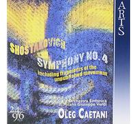Orchestra Sinfonica di Symphony No. 4 Inc. Fragments of the Unpublished Mo (CD)