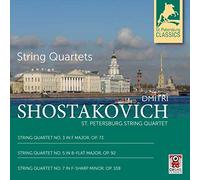 Shostakovich/ St. Petersburg String Quartet - String Quartets 3 & 5 & 7