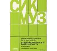 Shostakovich: String Quartets 5 - 8 (Study Score)