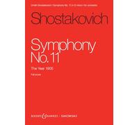 Shostakovich: Symphony No. 11 Op. 103 in G Minor for Orchestra Study Score: Das Jahr 1905. op. 103. Orchester. Studienpartitur.