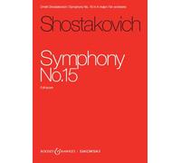 Shostakovich: Symphony No. 15 in a Major, Op. 141 Orchestra Study Score: op. 141. Orchester. Studienpartitur.