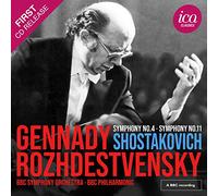 Audio Cd Shostakovich / Rozhdestvensky - Symphonies 4 & 11 (2 Cd)