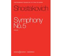 Shostakovich: Symphony No. 5 Op. 47 D Minor, Revised Large Edition Study Score: op. 47. Orchester. Studienpartitur.