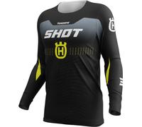 Shot Aerolite HVA Maglia da motocross, grigio, Taglia S