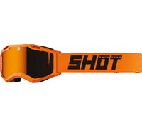 SHOT RACE GEAR Maschera Shot Assault 2.0 - Iridio Solido Arancione Neon Lucido | Shot Race Gear NO SIZE