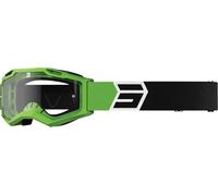 Shot Assault 2.0 Solar Occhiali da motocross, Verde/Nero, Taglia unica