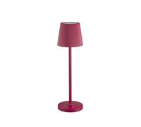 LAMPADA DA TAVOLO LED RICARICABILE IP60 COLORE ROSSO MOD. EMMA