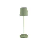LAMPADA DA TAVOLO LED RICARICABILE IP61 COLORE VERDE SALVIA MOD. EMMA