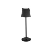 Lampada da tavolo led ricaricabile IP54 colore nero mod. Emma