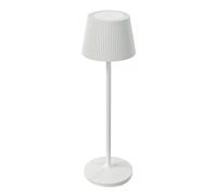 Lampada da tavolo led ricaricabile IP54 colore bianco mod. Emmamini