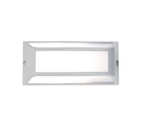 SHOT BOTLIGHTING LAGOS 2 Applique da Parete, Alluminio Verniciato, IP54 Interno ed Esterno, Design Italiano, Attacco E27 (GRIGIO MARINA)