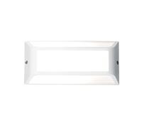 SHOT BOTLIGHTING LAGOS 2 Applique da Parete, Alluminio Verniciato, IP54 Interno ed Esterno, Design Italiano, Attacco E27 (BIANCO)