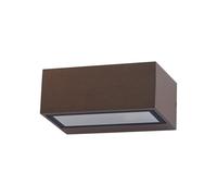 SHOT BOTLIGHTING VALENCIA Applique da Parete E27 | Corpo in Alluminio e Diffusore in Vetro Smerigliato | Design Moderno | IP54 Per Interni ed Esterni | 220-240V
