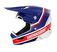 SHOT SHOT - Casco Race Mythic Blue / Rosso M