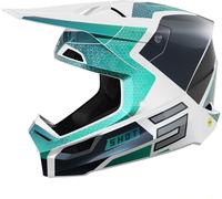 Shot Race Phaser Casco da motocross, turchese, taglia L per maschi