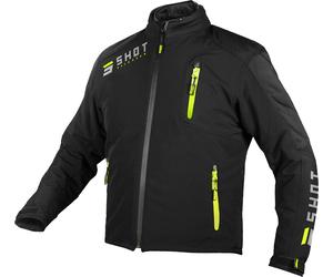 Shot Climatic Giacca Motocross, nero-giallo, taglia XL per maschi