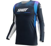 Shot Contact Apex Long Sleeve Jersey Blu XS Uomo
