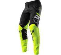Shot Contact Camo 2.0 Pantaloni Motocross, nero/neon, Taglia 30