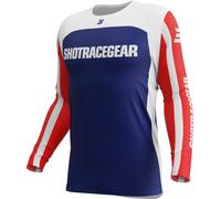 Shot Race Gear Contact Mythic Long Sleeve Jersey Blu S Uomo