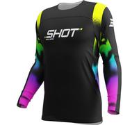 Shot Contact Nitro Maglia da motocross, Multicolore, Taglia XXL