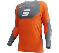 Shot Race Gear Contact Shield Long Sleeve Jersey Arancione M Uomo