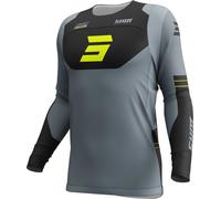 Shot Race Gear Contact Shield Long Sleeve Jersey Grigio XS Uomo