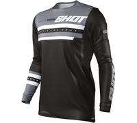 Shot Contact Shining Maglia Motocross, nero, taglia S per maschi