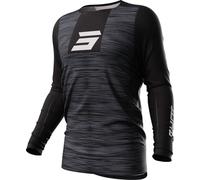 Shot Contact Skill Maglia Motocross, nero/grigio scuro, Taglia XXL