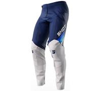 Shot Contact Tracer Pantaloni Motocross, bianco-blu, taglia 26 per maschi