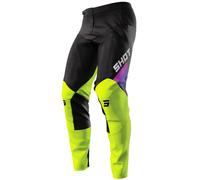 Shot Contact Tracer Pantaloni Motocross, nero-giallo, taglia 28 per maschi
