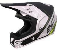Shot Core Fast Casco Motocross, nero-bianco, taglia XL per maschi