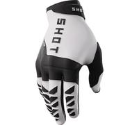 Shot Core Guanti motocross, nero-bianco, taglia 2XL per maschi