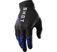 Shot Core Guanti motocross, nero-blu, taglia 2XL per maschi