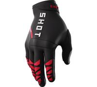 Shot Core Guanti motocross, nero-rosso, taglia 3XL per maschi