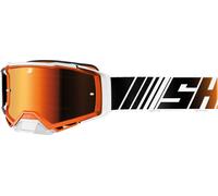 Maschera Cross Shot Core Stripe Arancio lucido Arancio lucido
