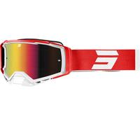 Shot Race Gear Core Solid Off-road Goggles Rosso