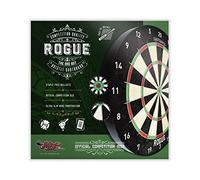 Shot! Darts Rogue - Bersaglio per freccette con punta in acciaio, misura ufficiale e self guarigione, sisal, riduce il rimbalzo, Bullseye