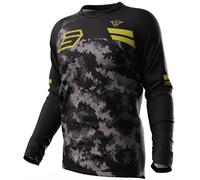 Shot Devo Army Maglia Motocross, nero/oro, Taglia L