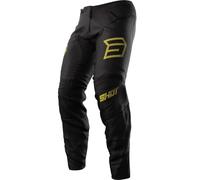 Shot Devo Army Pantaloni Motocross, nero-oro, taglia 30 per maschi