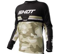Shot Devo Battle Maglia Motocross, beige, taglia L per maschi