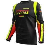 Shot Maglia da motocross Devo Block – Giallo fluo L