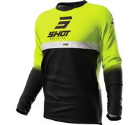 Shot Devo Reflex Maglia Motocross, nero-giallo, taglia XS per maschi