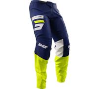 Shot Devo Reflex Pantaloni Motocross, blu/neon giallo, Taglia 28