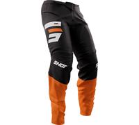 Shot Devo Reflex Pantaloni Motocross, nero/arancione, Taglia 30